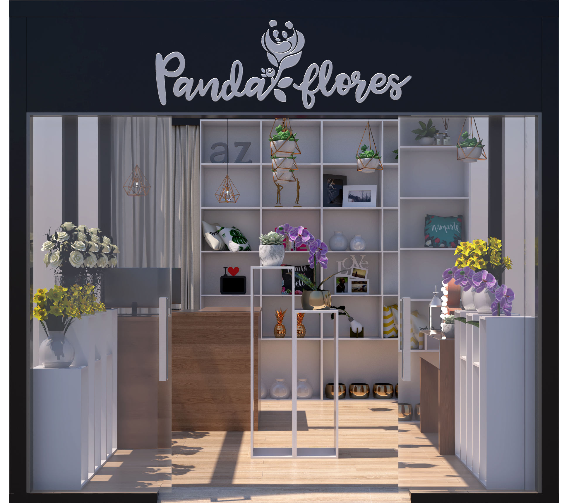 Quiosque Panda Flores